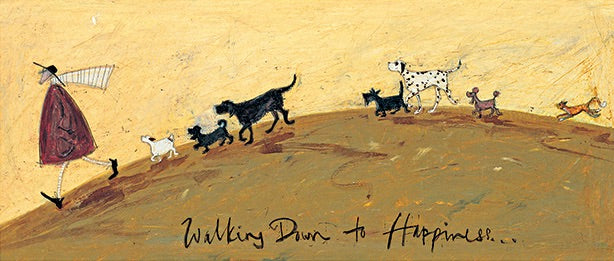 Walking Down to Happiness by Sam Toft