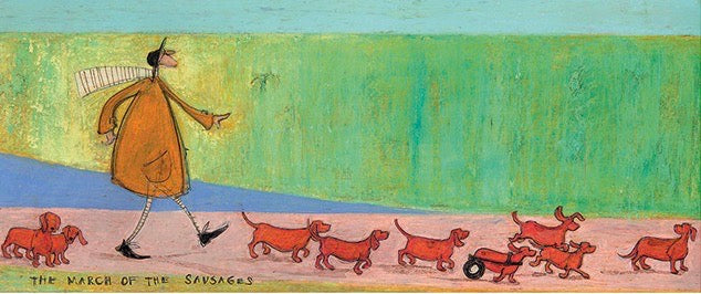 The March of the Sausages by Sam Toft