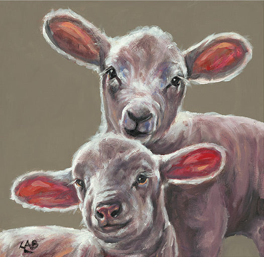 Spring Lambs By Louise Brown