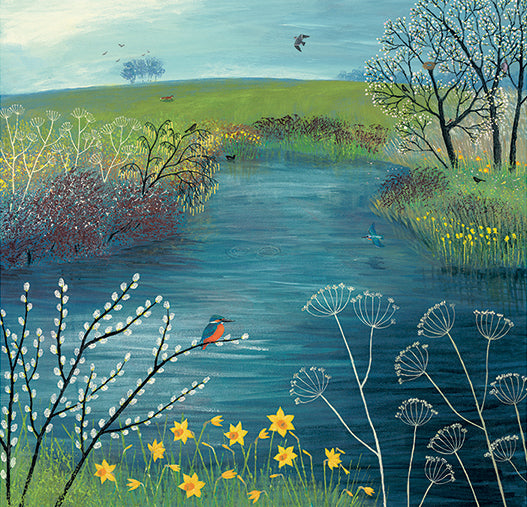 Spring at Kingfisher Pool by Jo Grundy