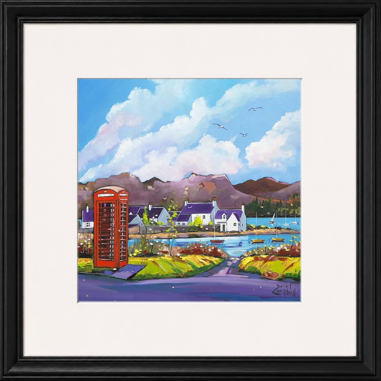 Phone Box Plockton by Daniel Campbell
