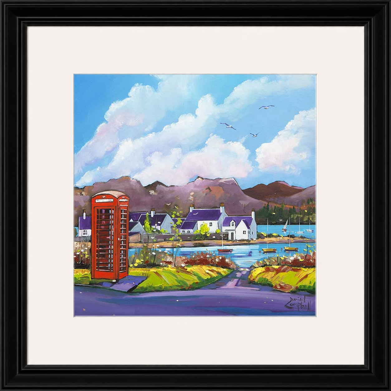 Phone Box Plockton by Daniel Campbell