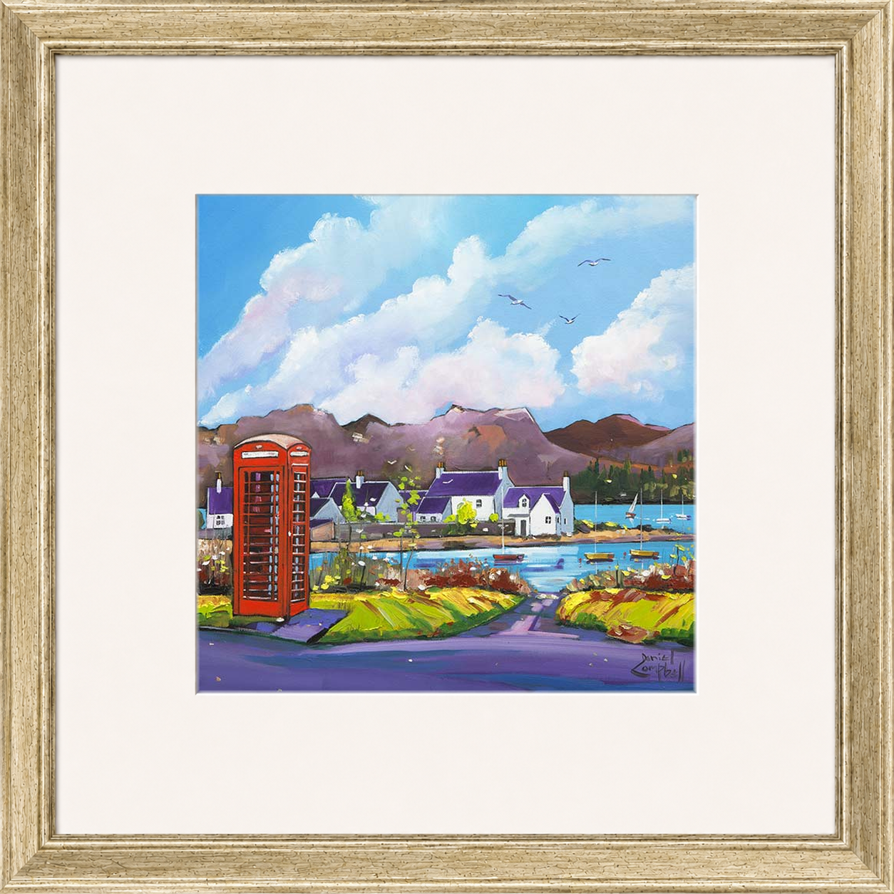 Phone Box Plockton by Daniel Campbell