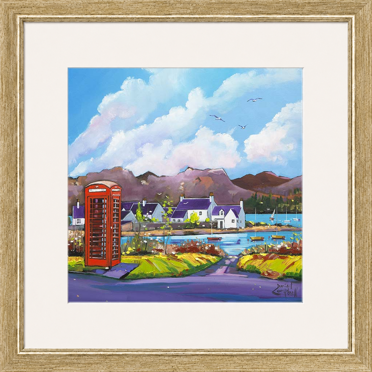 Phone Box Plockton by Daniel Campbell