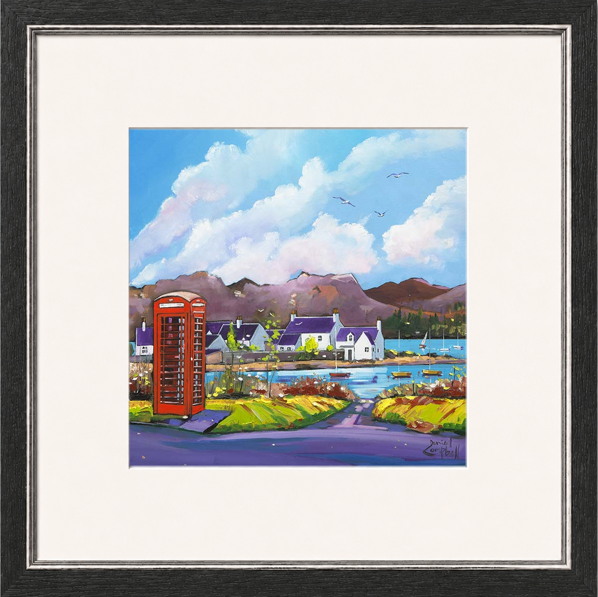 Phone Box Plockton by Daniel Campbell