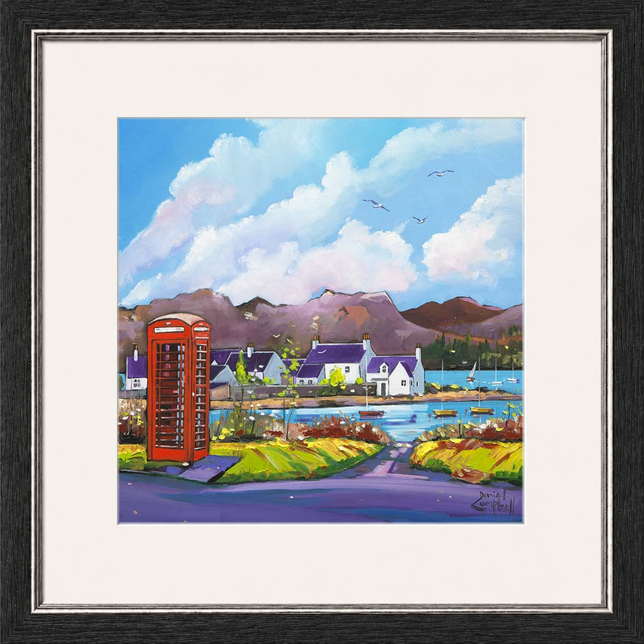Phone Box Plockton by Daniel Campbell