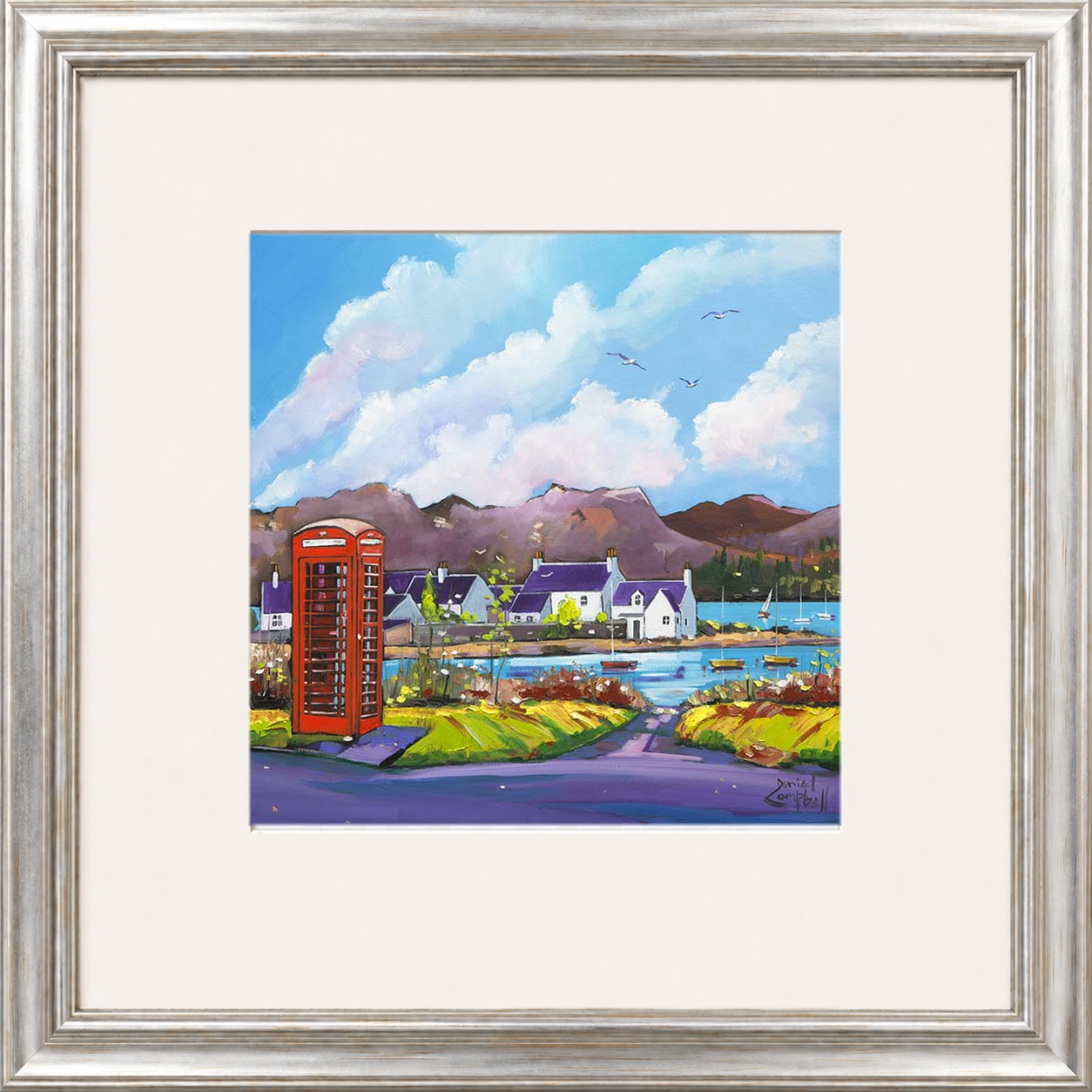 Phone Box Plockton by Daniel Campbell