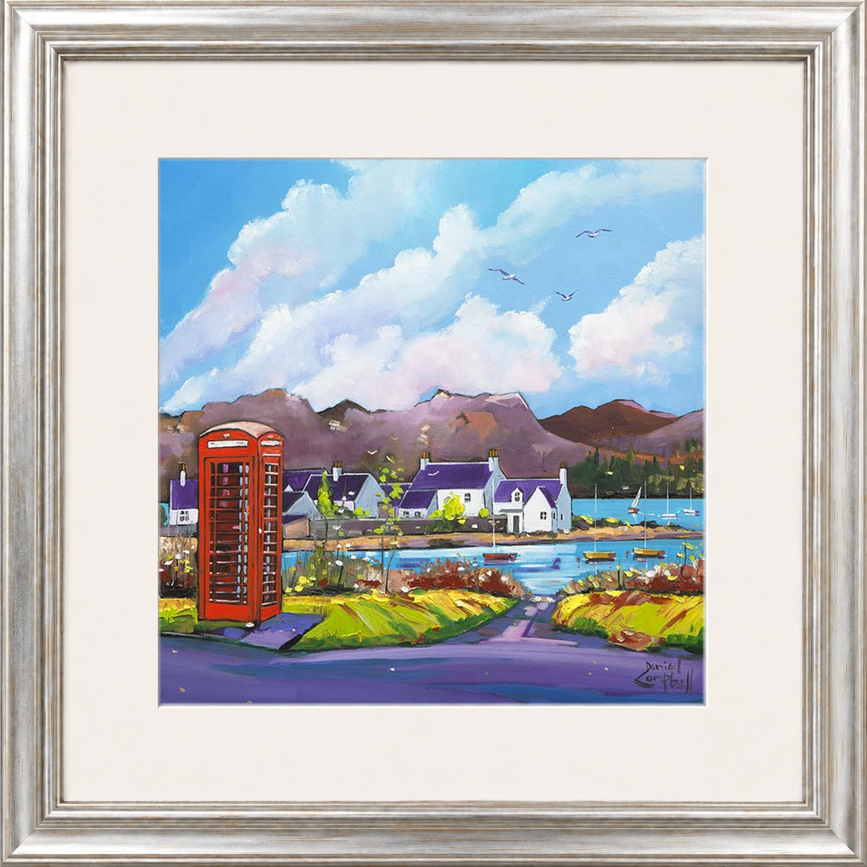 Phone Box Plockton by Daniel Campbell