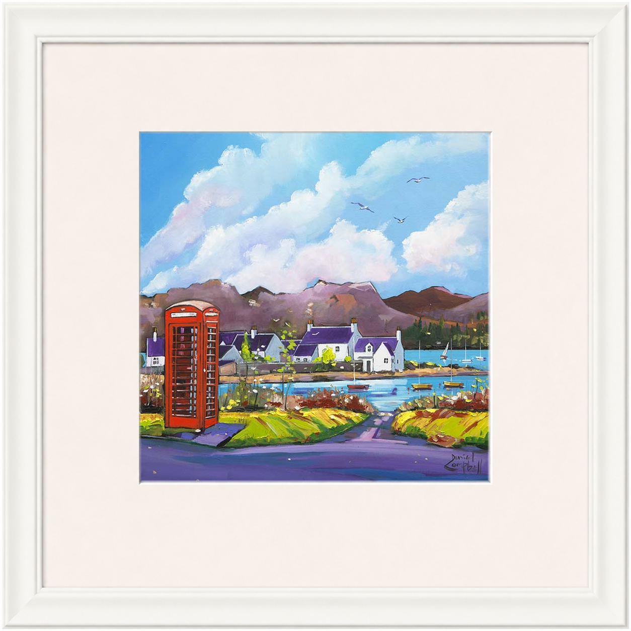 Phone Box Plockton by Daniel Campbell