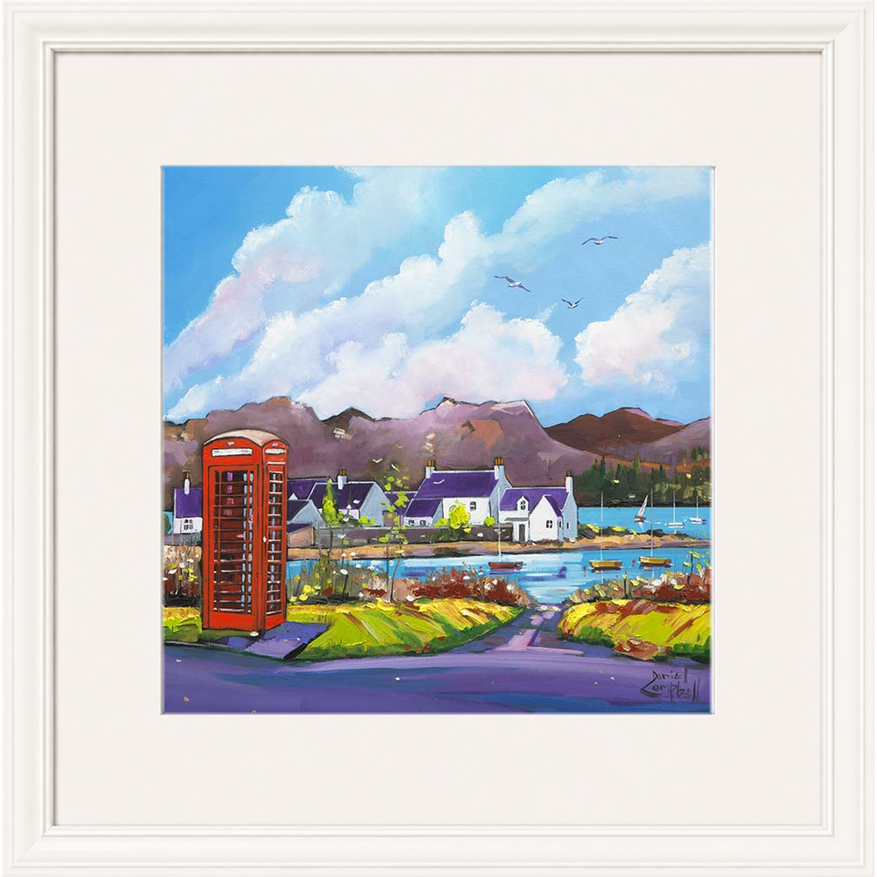 Phone Box Plockton by Daniel Campbell