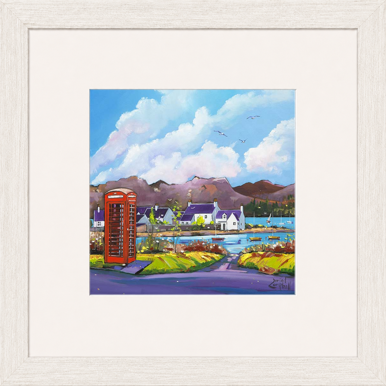 Phone Box Plockton by Daniel Campbell