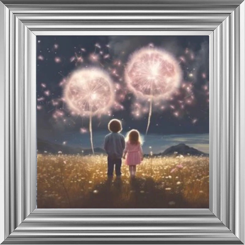 Dandelion Skies at Twilight
