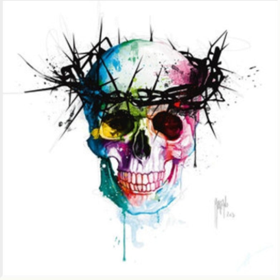 Jesus Skull by Patrice Murciano