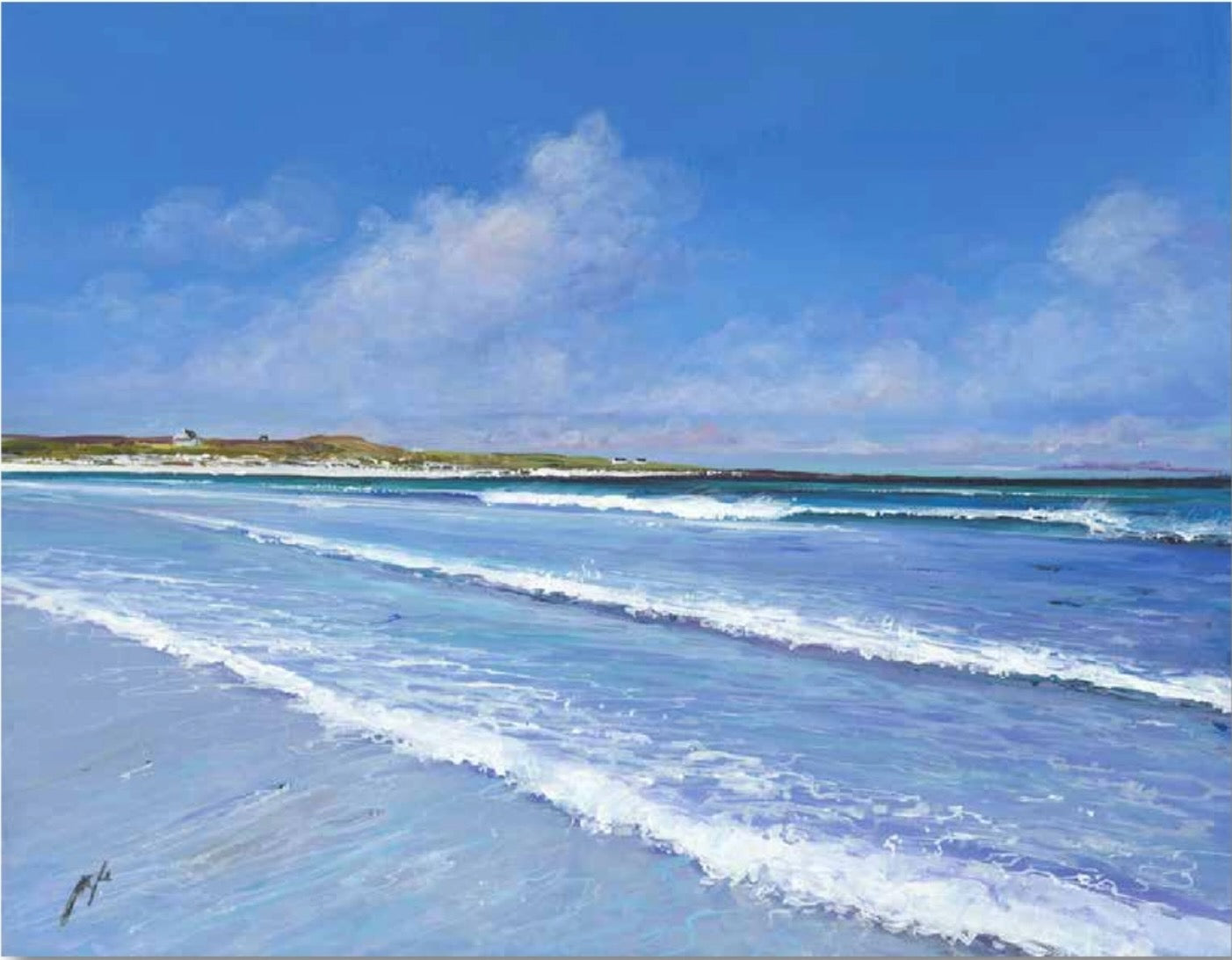 Azure Sea, Tiree by A Young