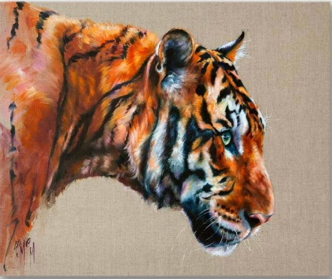 Kashika Tiger Art Print (Limited Edition) by Georgina McMaster