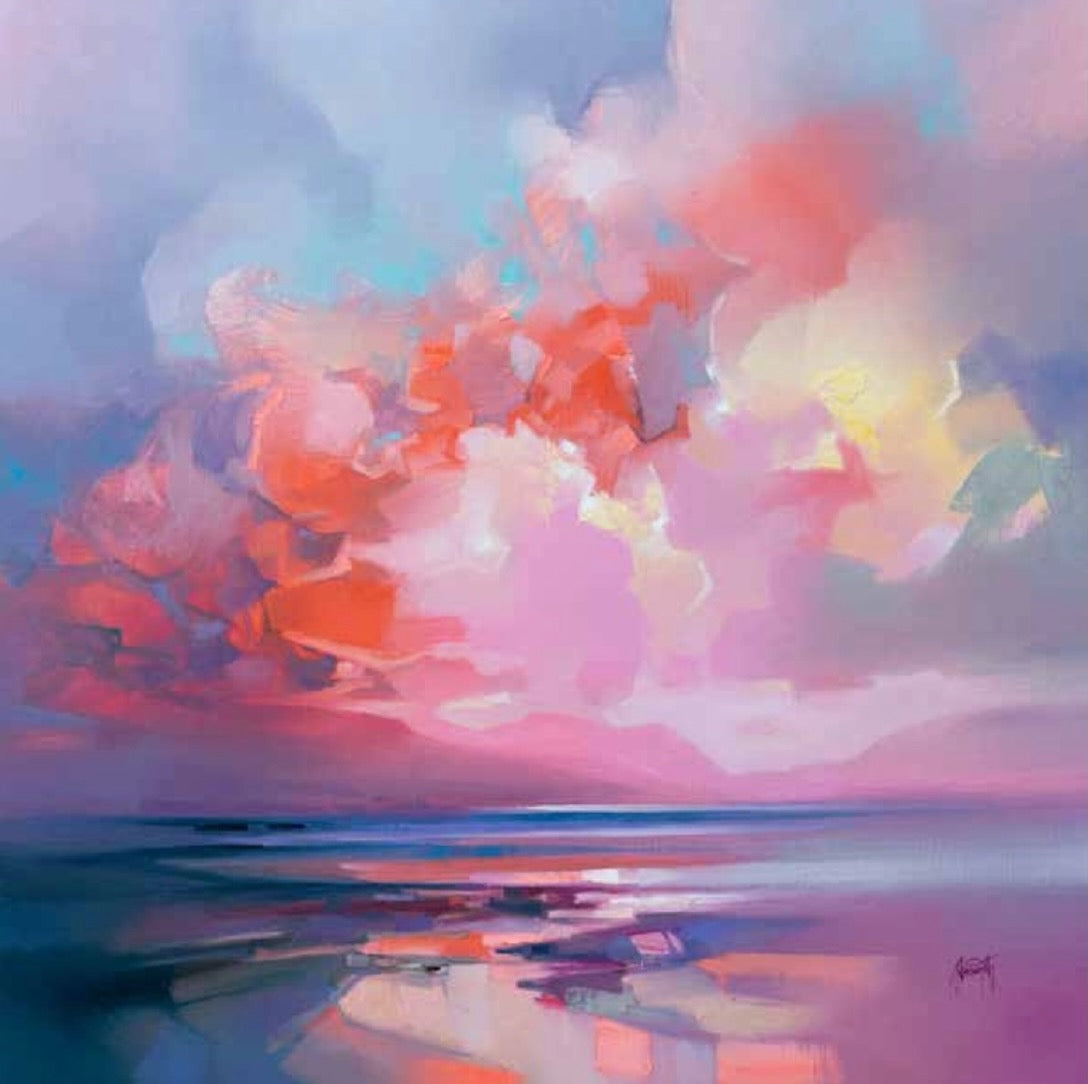 Pink Tide Harris Signed Limited Edition Art Print by Scott Naismith
