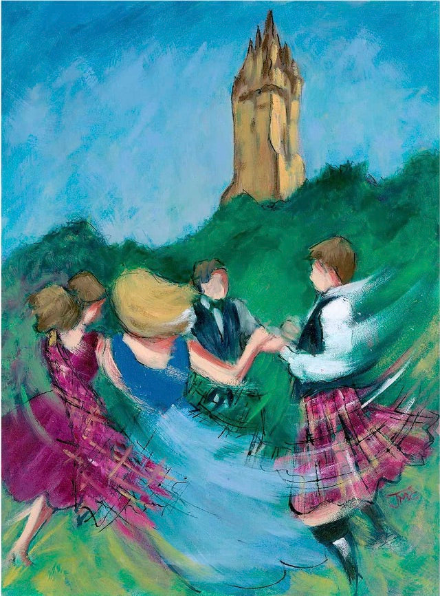 Highland Dance at Stirling's Heart by Janet McCrorie