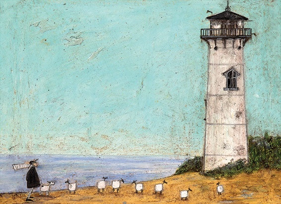 Seven Sisters And A Lighthouse by Sam Toft