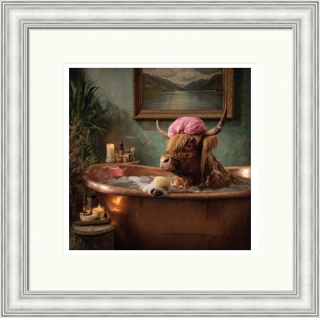 Pampered Cow by the Highland Cow Collective