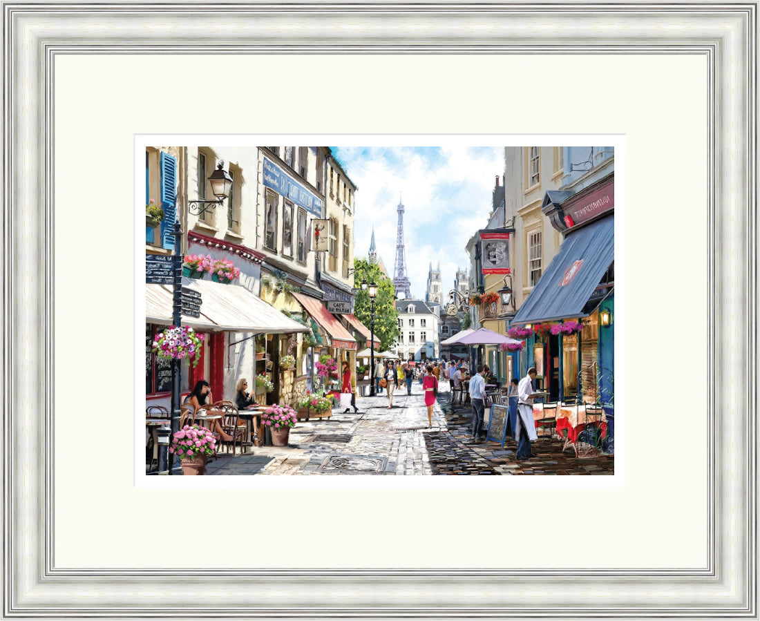 Paris Cafe Street by Richard Macneil