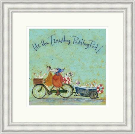 It's The Travelling Paddling Pool by Sam Toft framed sam toft wall art print - alternate product image 5