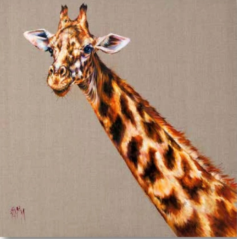 Sky High II Giraffe Art Print by  Georgina McMaster