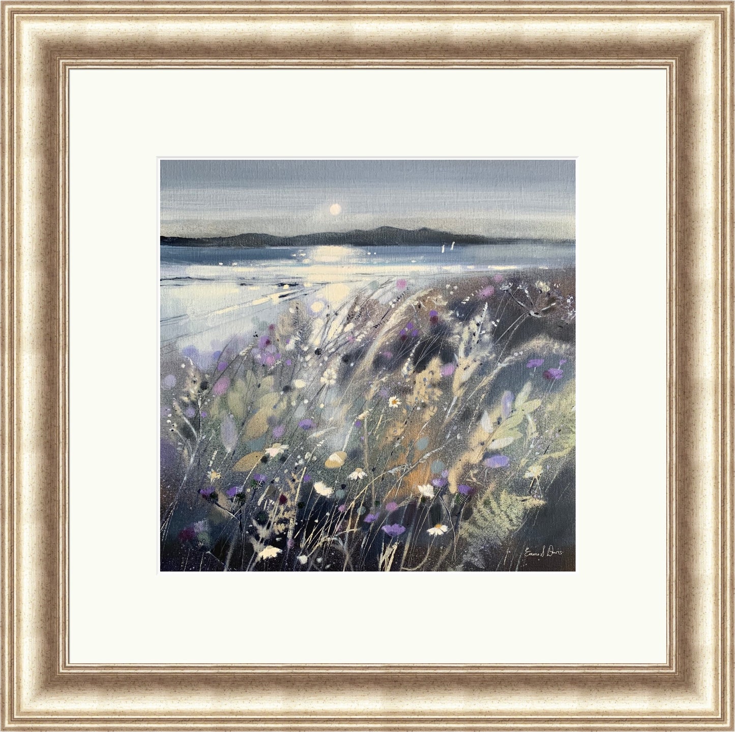 Summer Fields and Arran by Emma S Davis