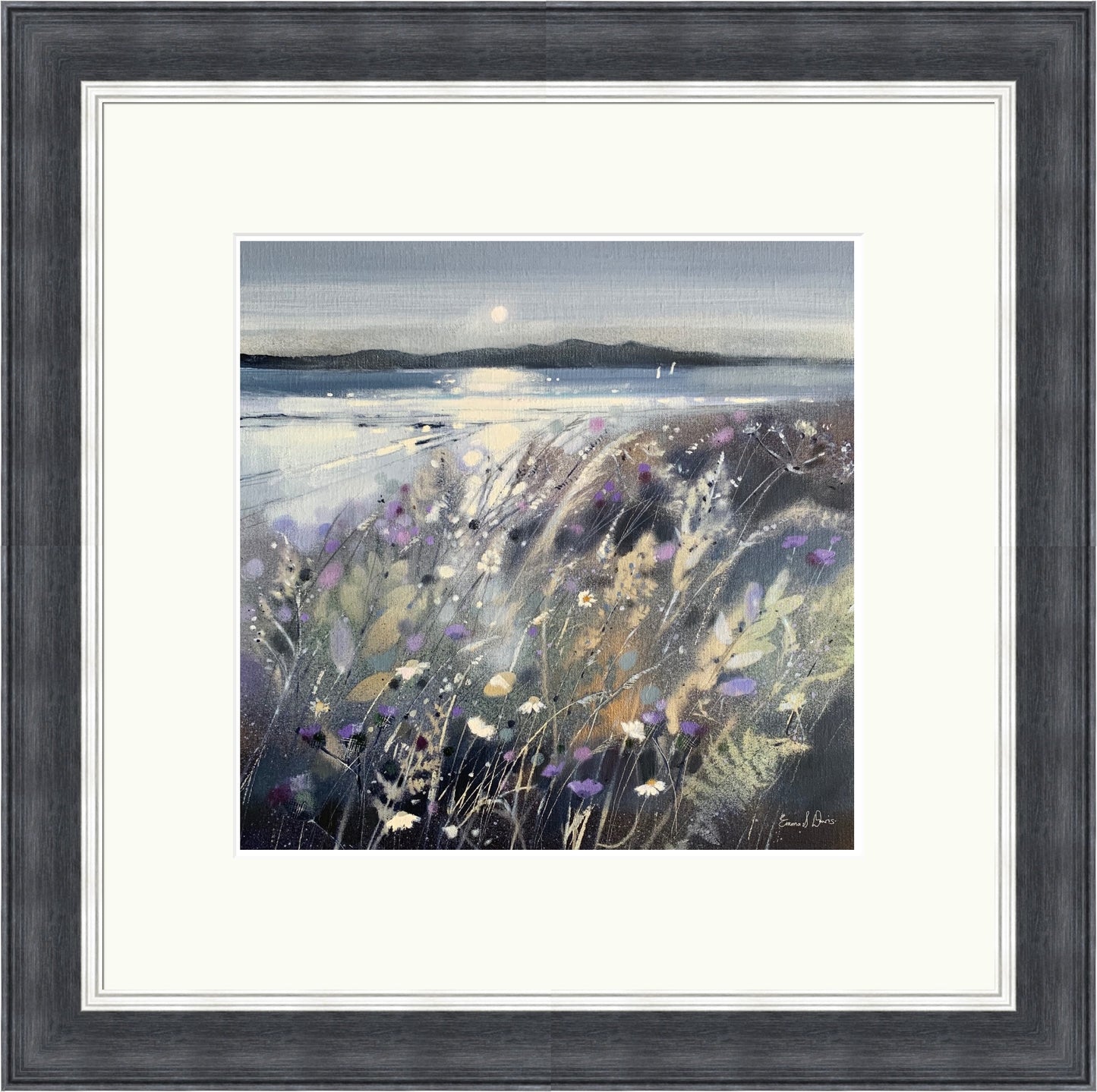 Summer Fields and Arran by Emma S Davis
