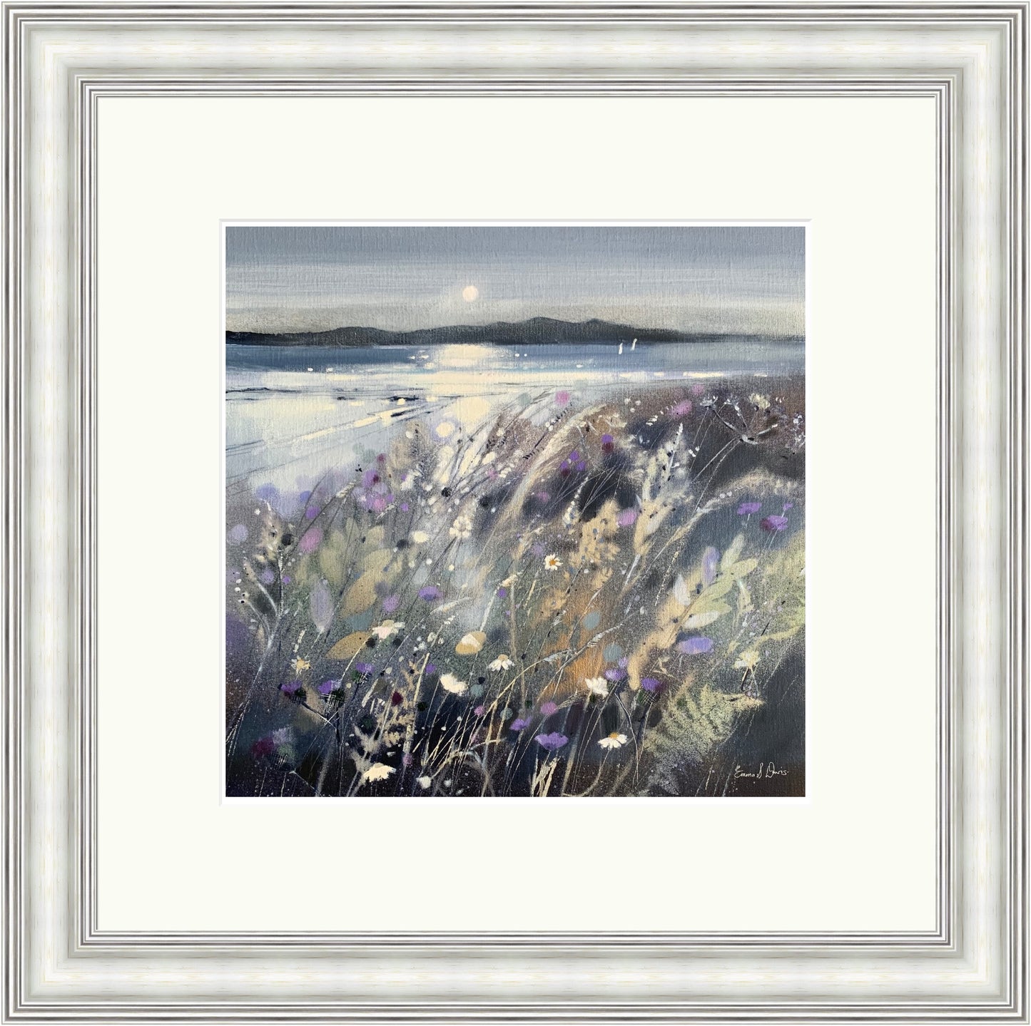 Summer Fields and Arran by Emma S Davis