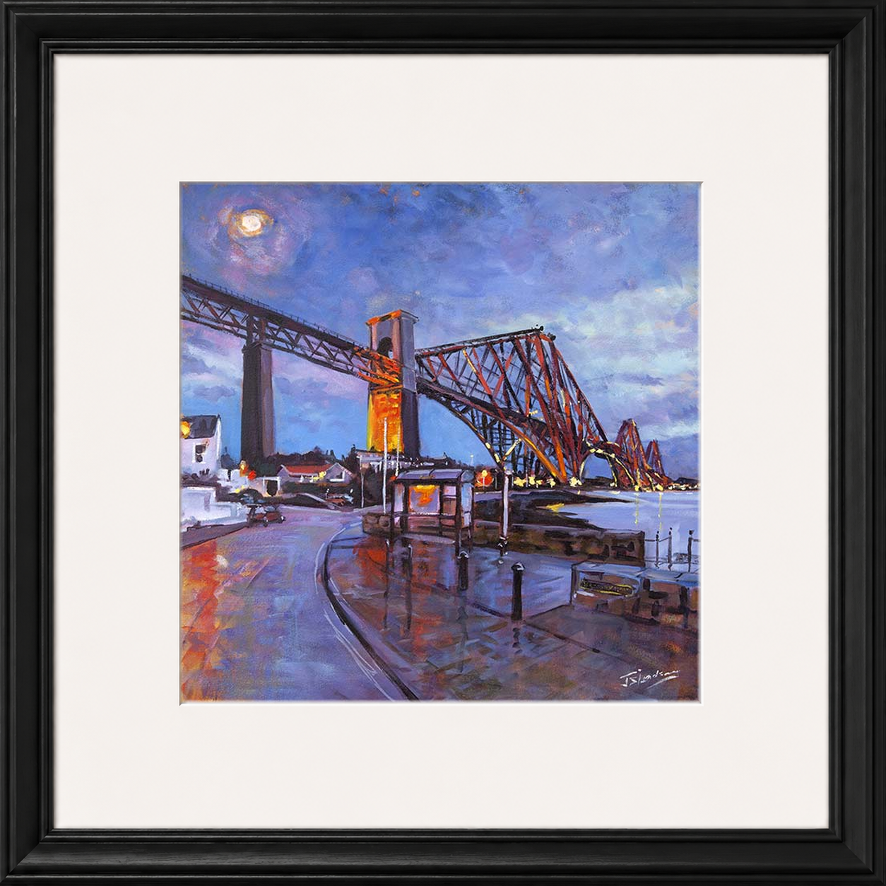 The Rail Bridge from North Queensferry by James Somerville Lindsay