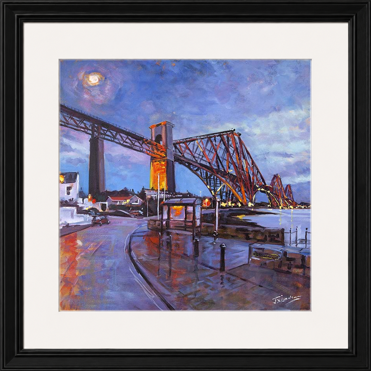 The Rail Bridge from North Queensferry by James Somerville Lindsay