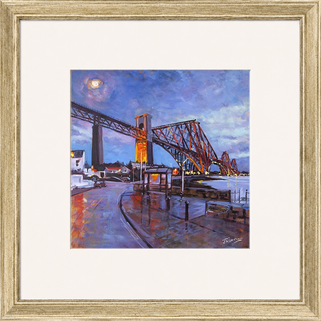 The Rail Bridge from North Queensferry by James Somerville Lindsay