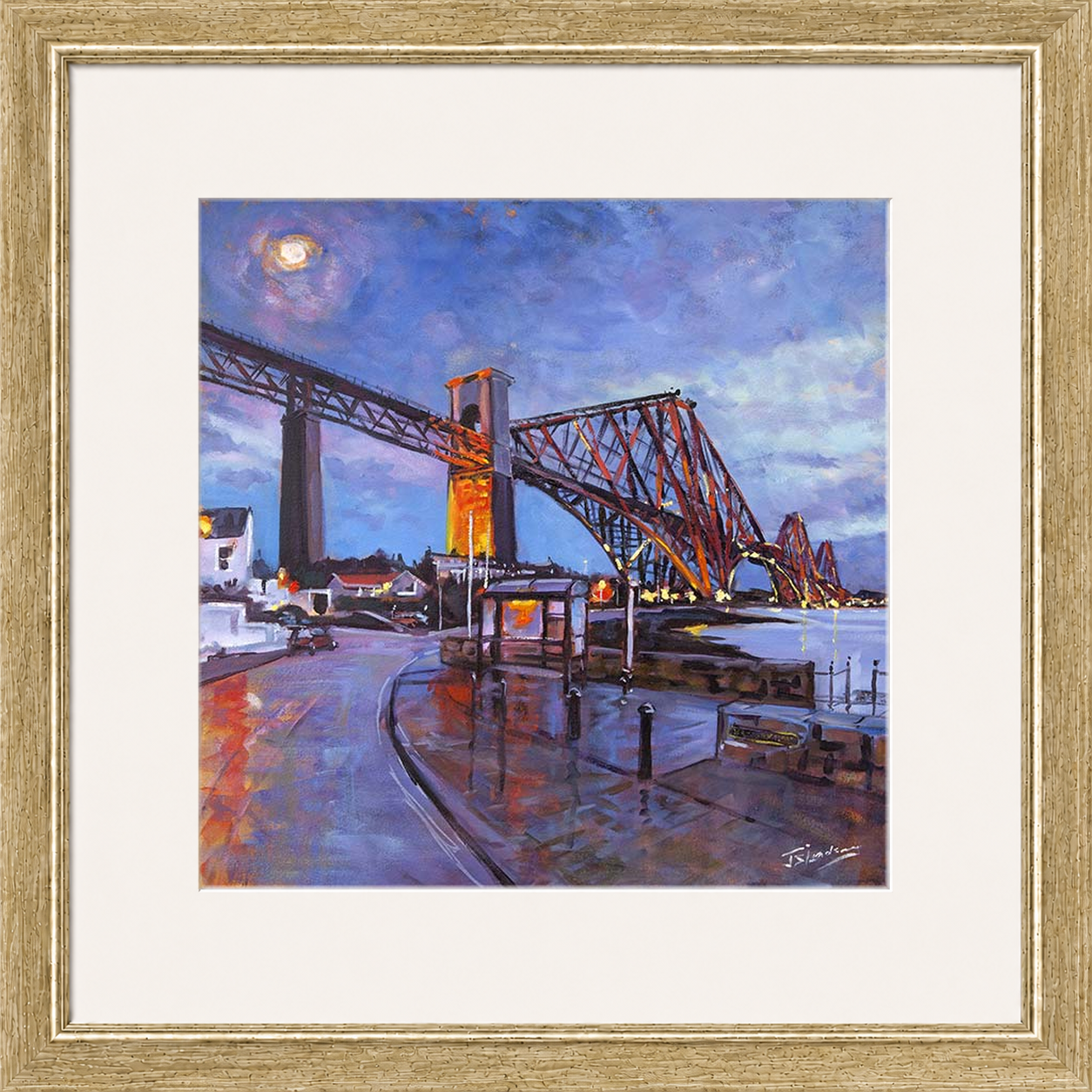 The Rail Bridge from North Queensferry by James Somerville Lindsay