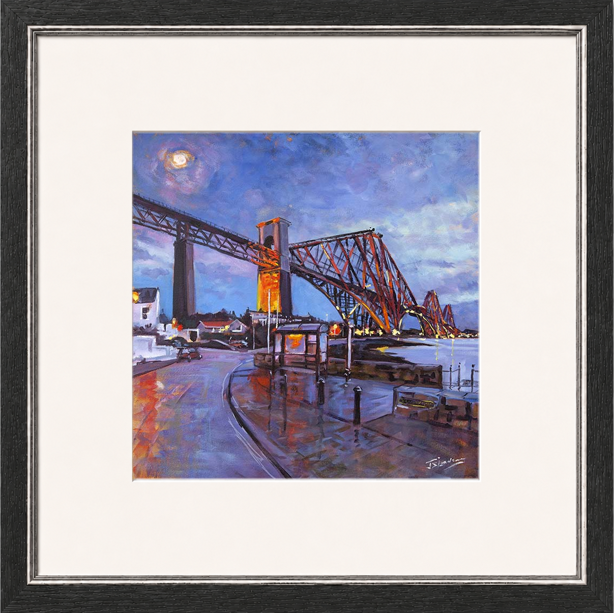 The Rail Bridge from North Queensferry by James Somerville Lindsay