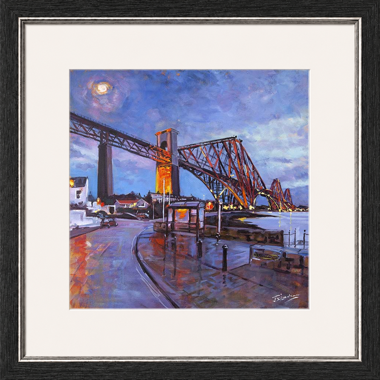 The Rail Bridge from North Queensferry by James Somerville Lindsay
