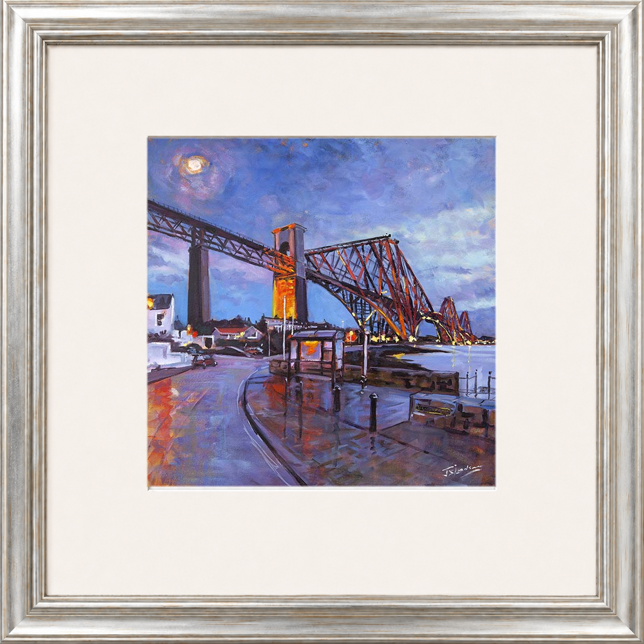 The Rail Bridge from North Queensferry by James Somerville Lindsay