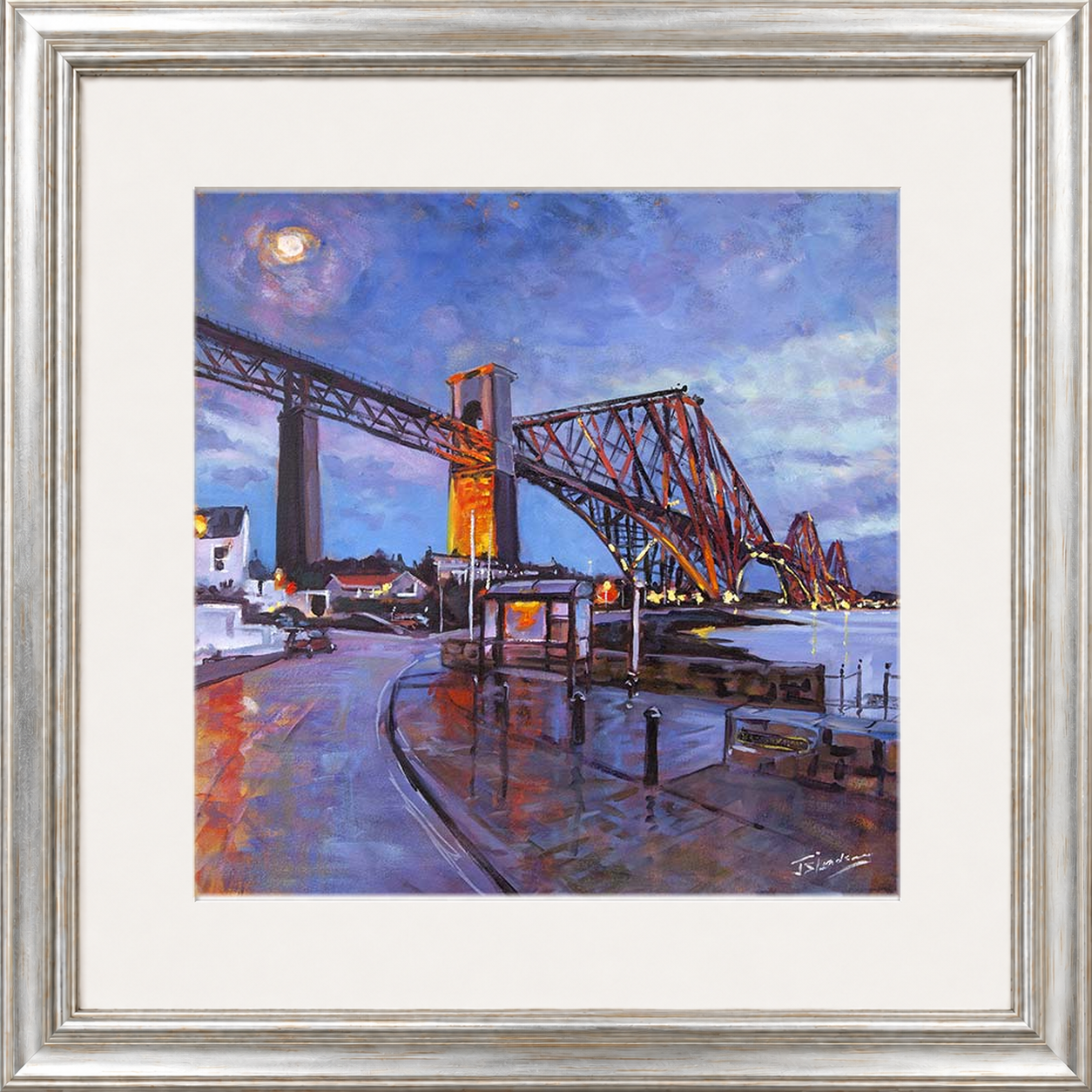 The Rail Bridge from North Queensferry by James Somerville Lindsay