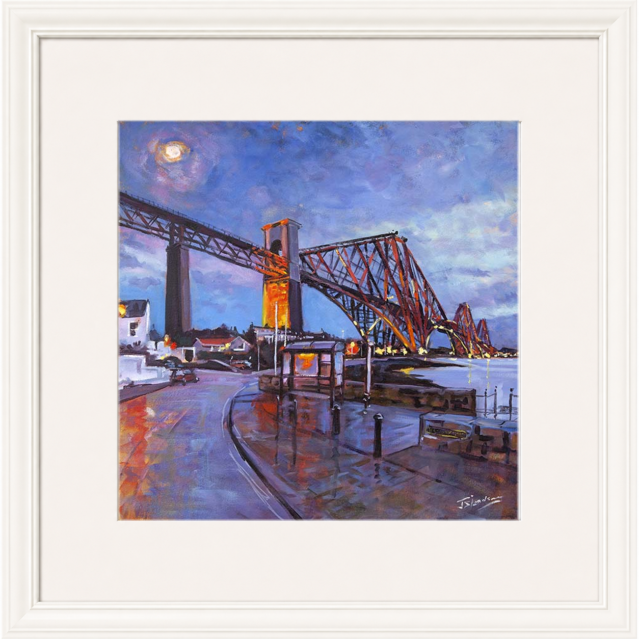 The Rail Bridge from North Queensferry by James Somerville Lindsay