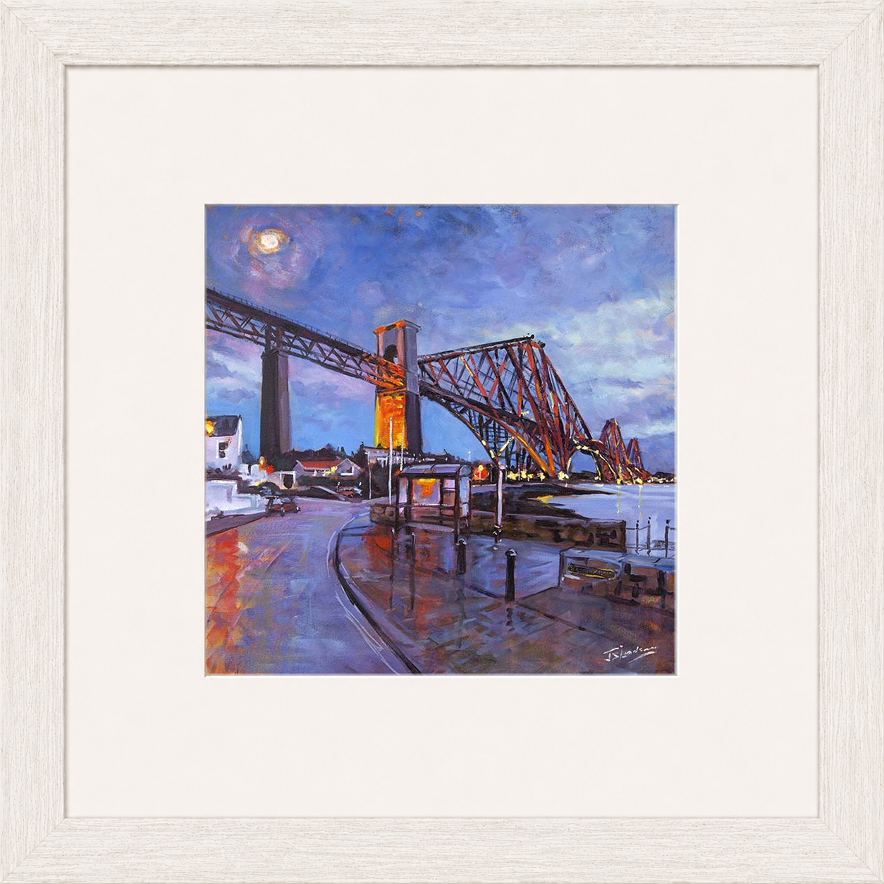 The Rail Bridge from North Queensferry by James Somerville Lindsay