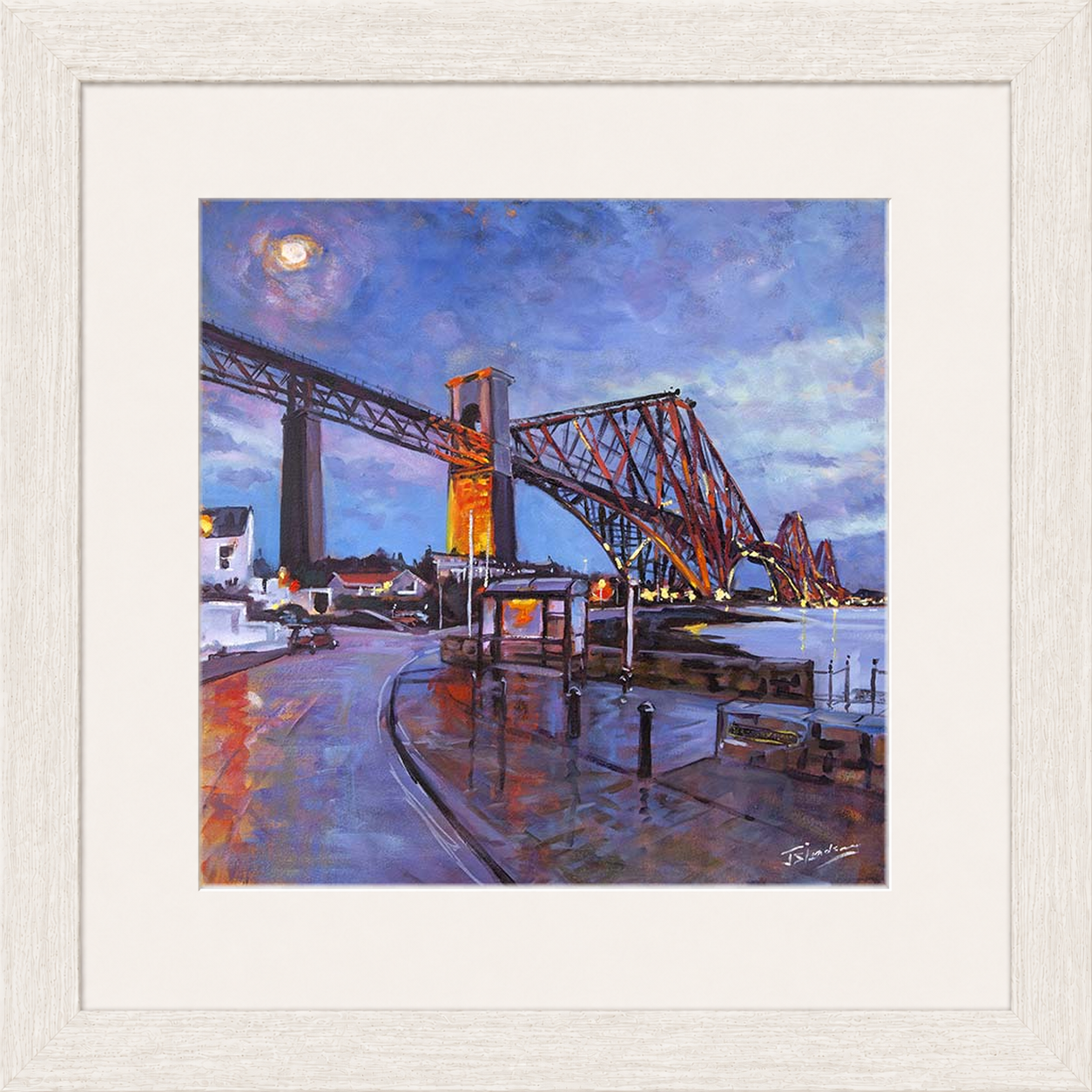 The Rail Bridge from North Queensferry by James Somerville Lindsay