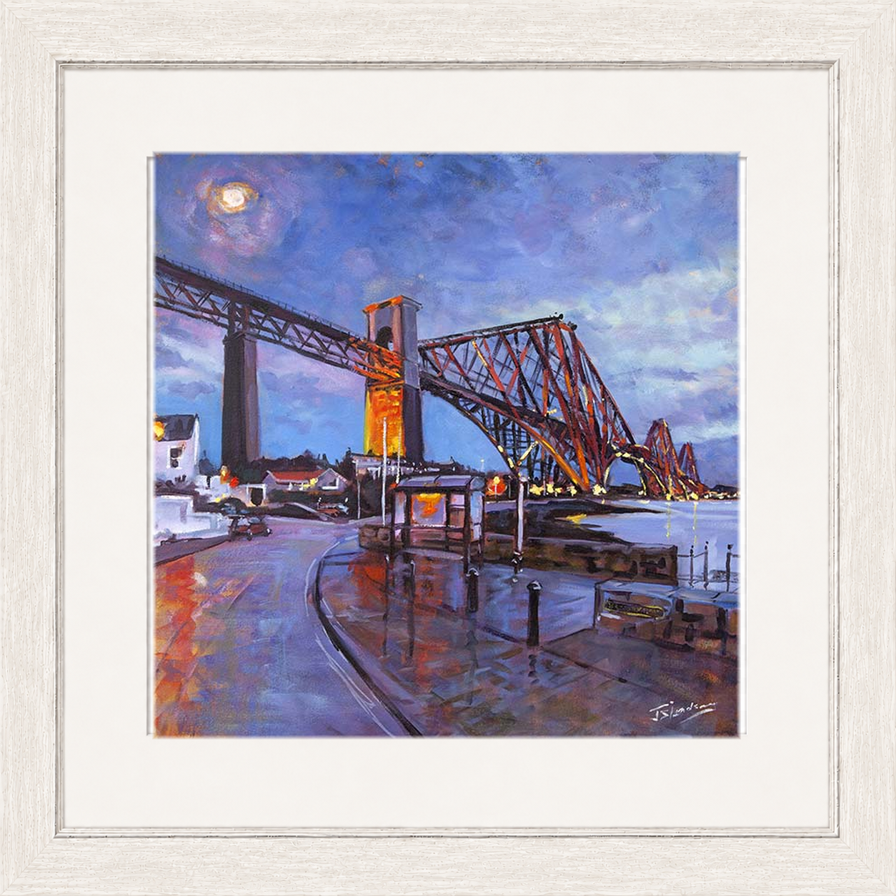 The Rail Bridge from North Queensferry by James Somerville Lindsay