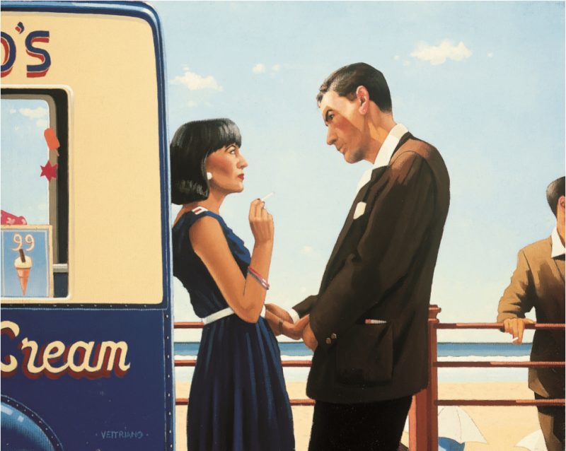 The Lying Game by Jack Vettriano