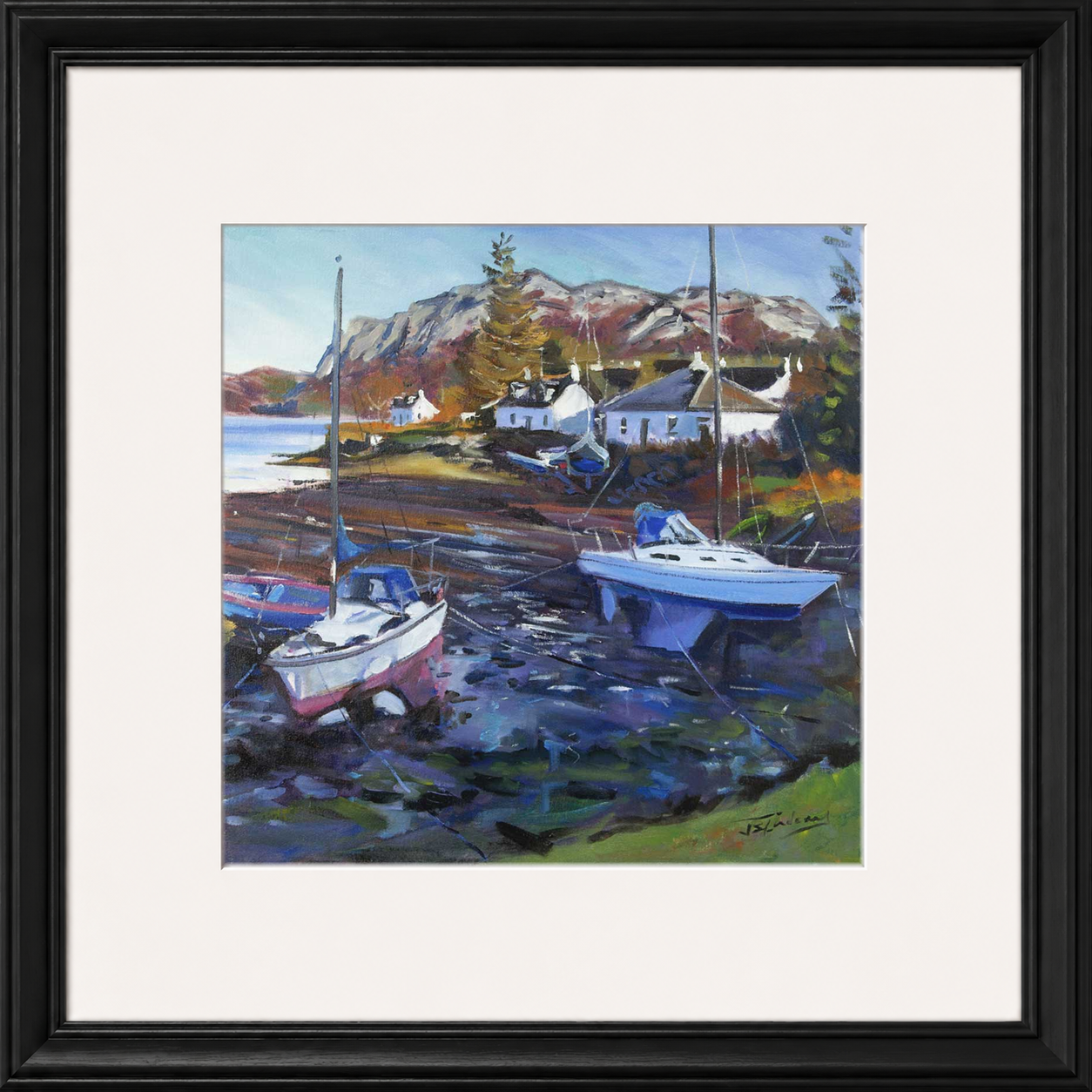 Tide Out, Plockton by James Somerville Lindsay