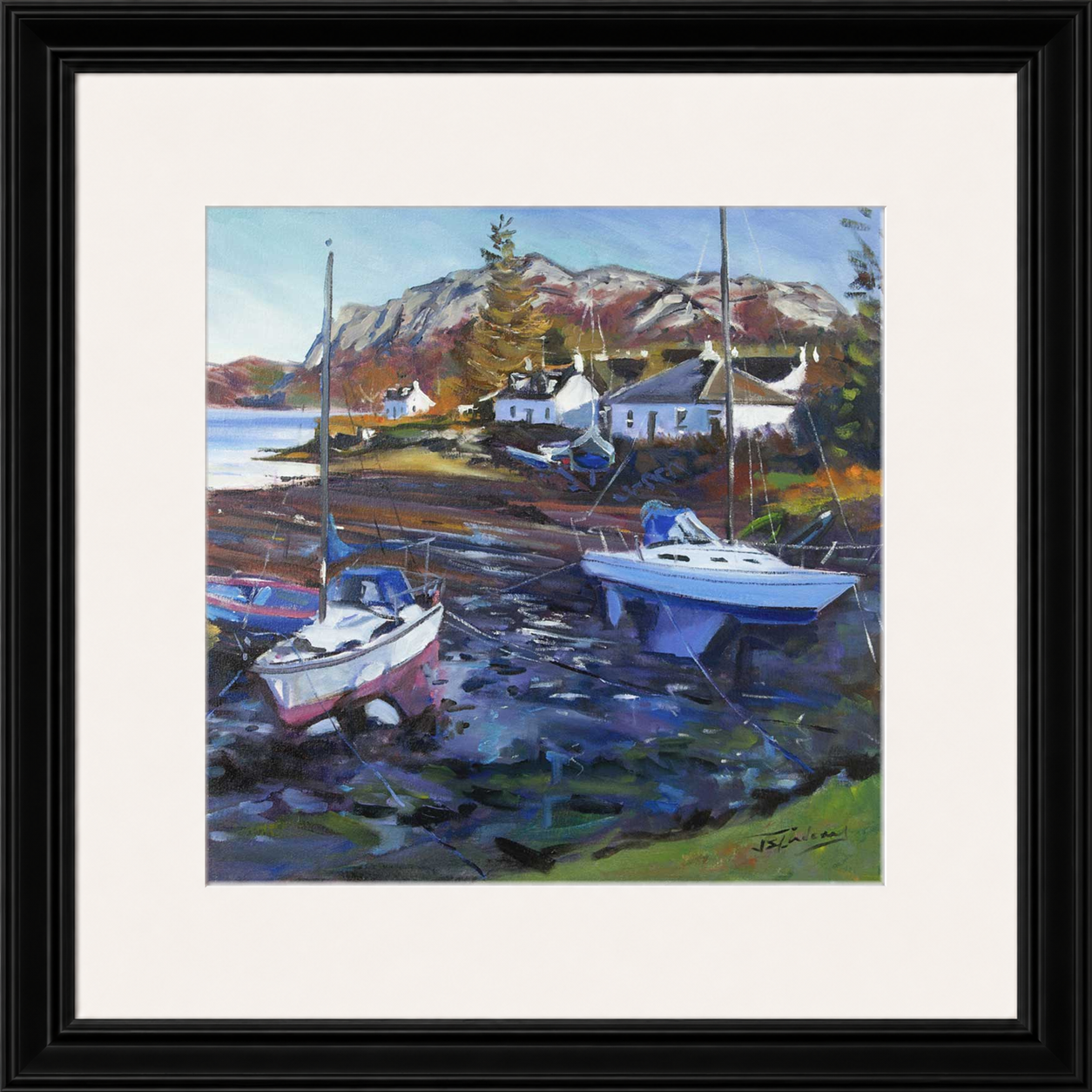 Tide Out, Plockton by James Somerville Lindsay