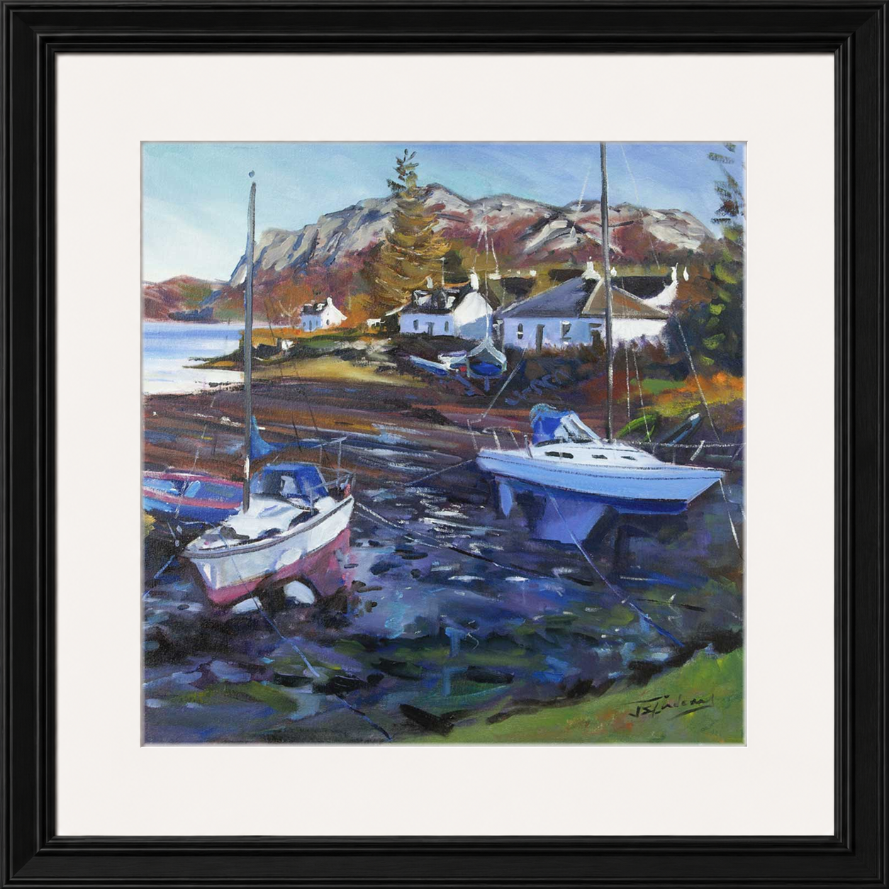 Tide Out, Plockton by James Somerville Lindsay