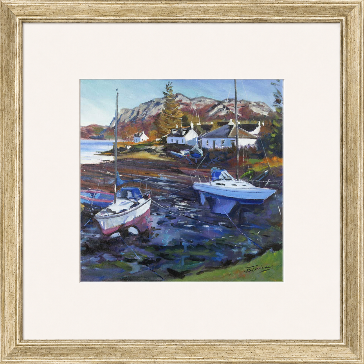 Tide Out, Plockton by James Somerville Lindsay
