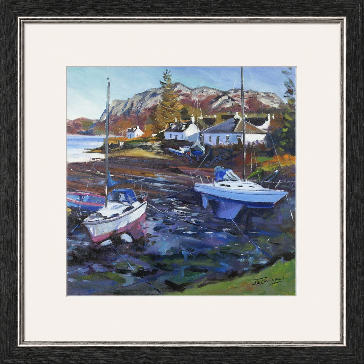 Tide Out, Plockton by James Somerville Lindsay