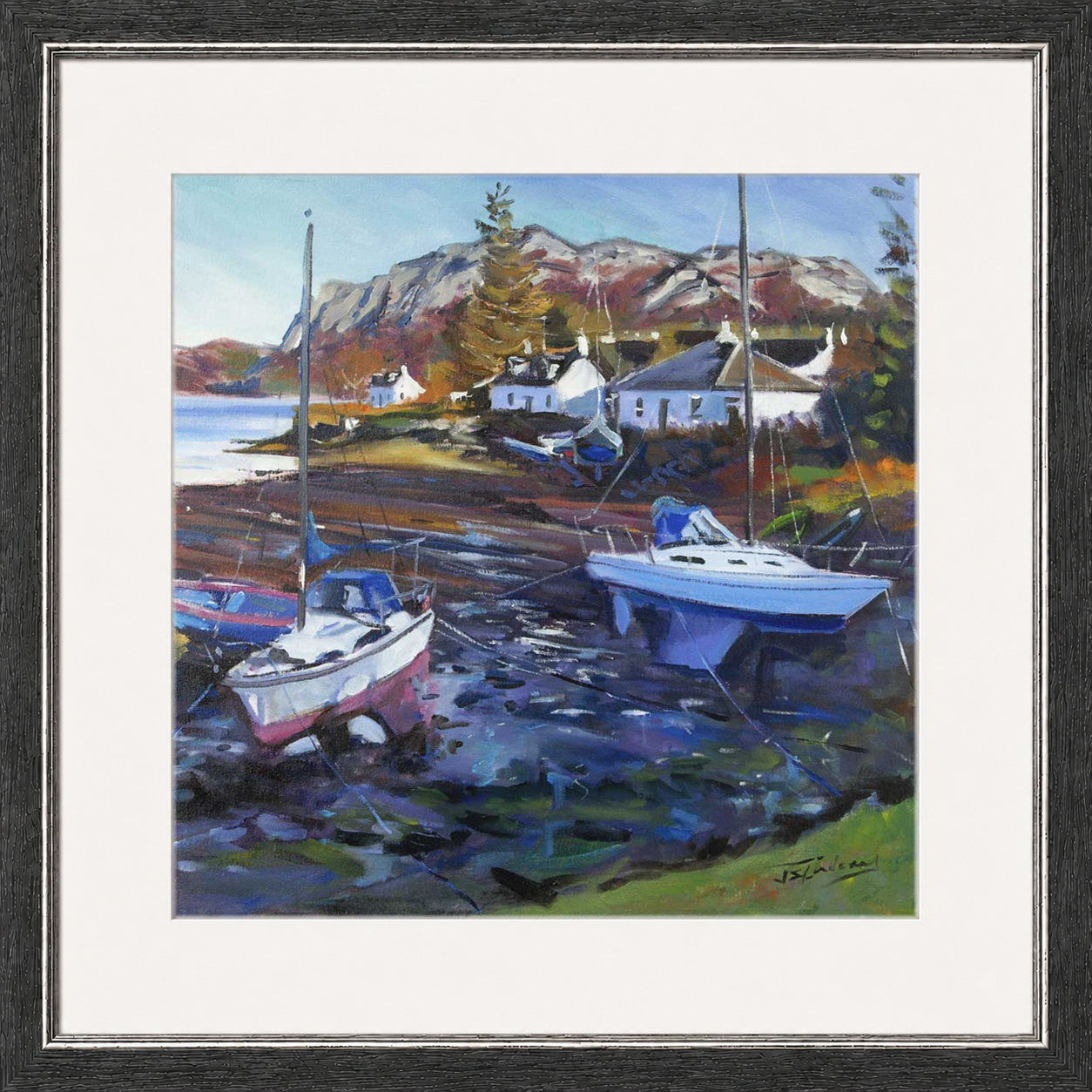 Tide Out, Plockton by James Somerville Lindsay