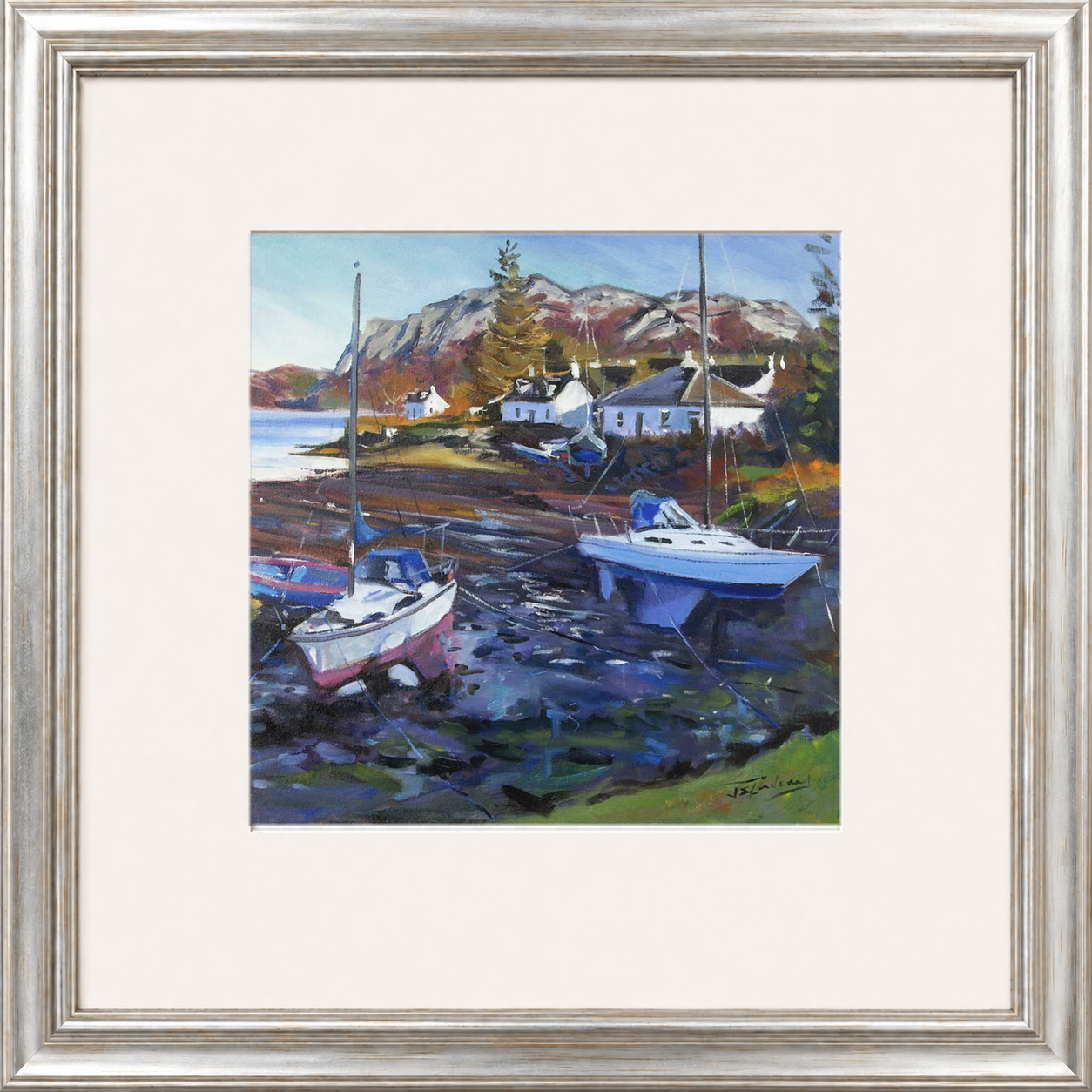 Tide Out, Plockton by James Somerville Lindsay