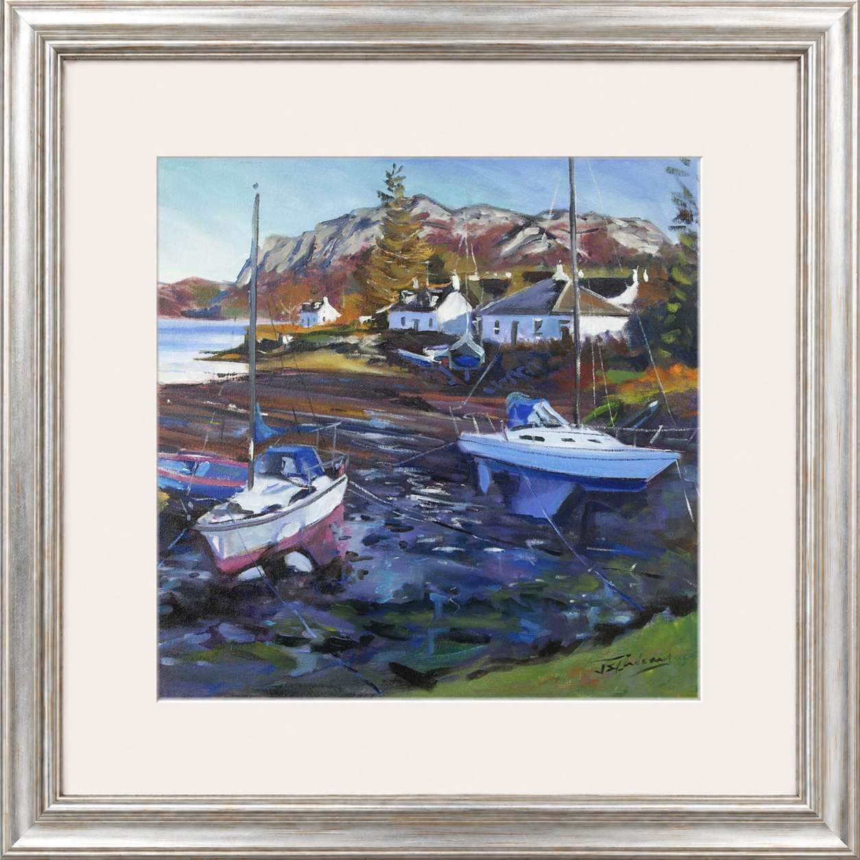 Tide Out, Plockton by James Somerville Lindsay